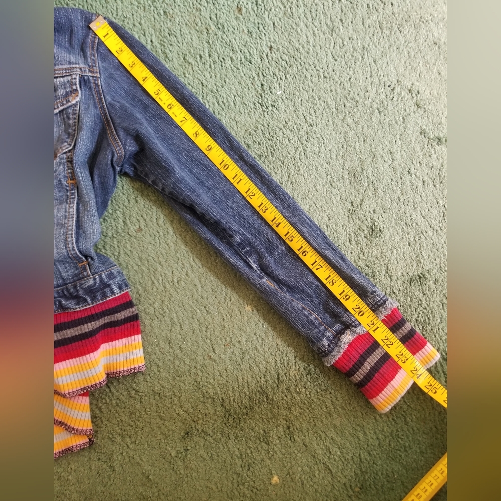 Rocawear Jean Jacket with Multicolored Hood Size XL - Picture 8 of 8